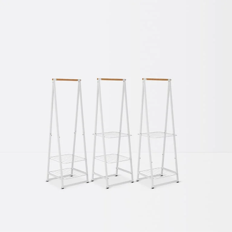 Clothes Rack Brabantia Linn White, Compact