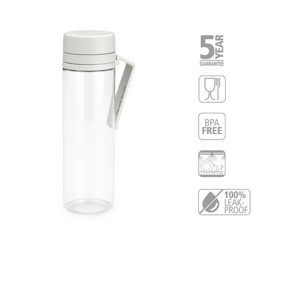 Бутилка Brabantia Make&Take 500ml Light Grey, с цедка