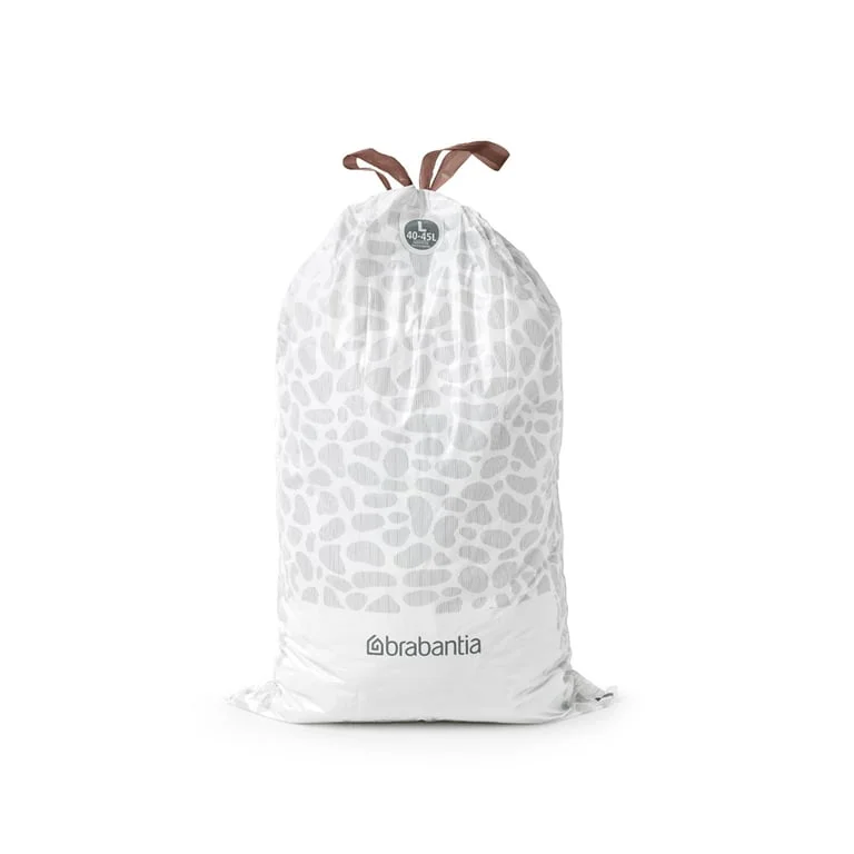 PerfectFit Bags Brabantia Size L, 45L, 10 pcs, White