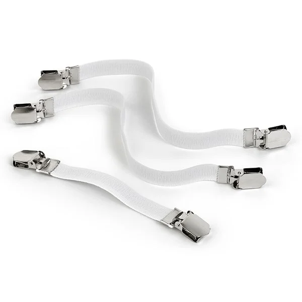 Ironing Cover Fasteners set of 3, Brabantia, White