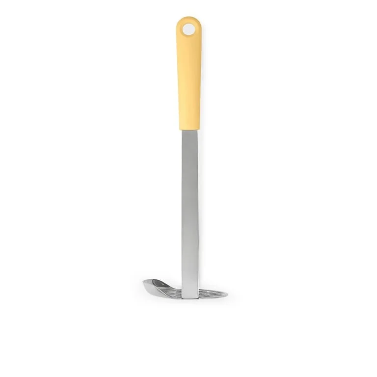 Potato Masher plus Spoon Brabantia Tasty+ Vanilla Yellow