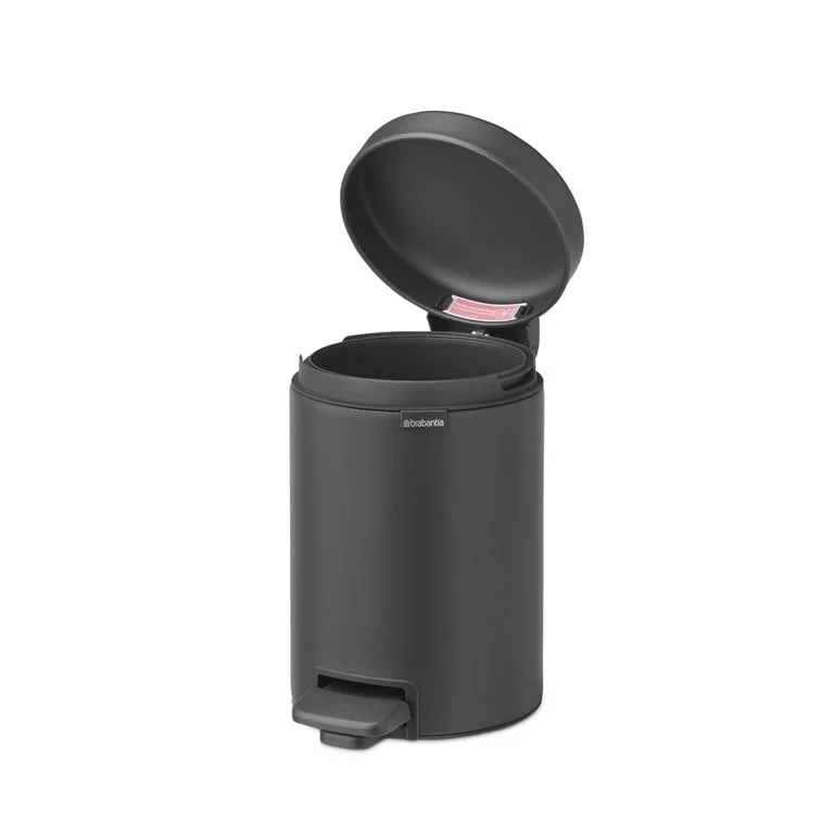 Pedal Waste Bin Brabantia NewIcon 3L, Mineral Infinite Grey
