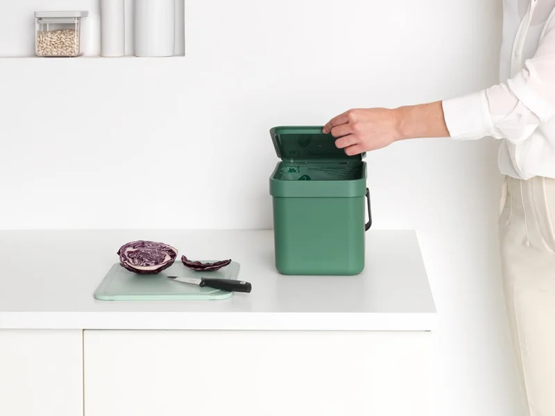 Waste Bin Brabantia Sort&Go 6L, Fir Green