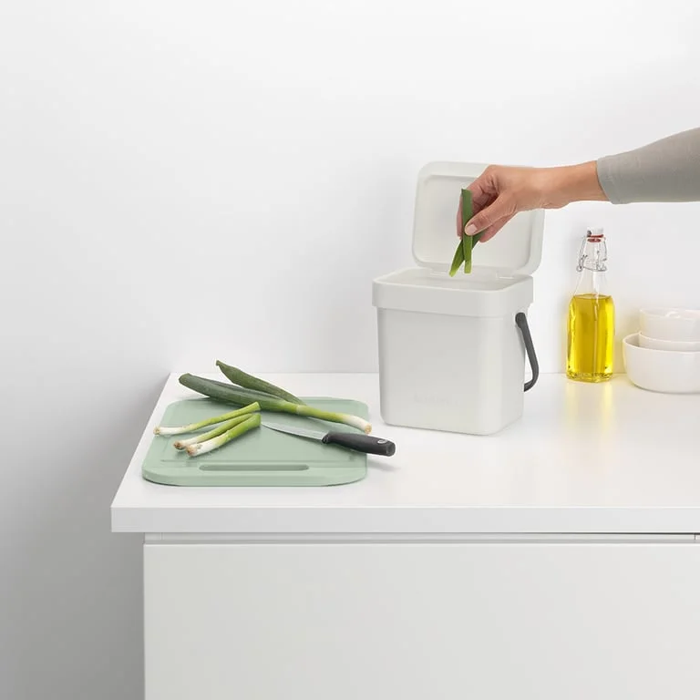 Waste Bin Brabantia Sort&Go 3L, Light Grey