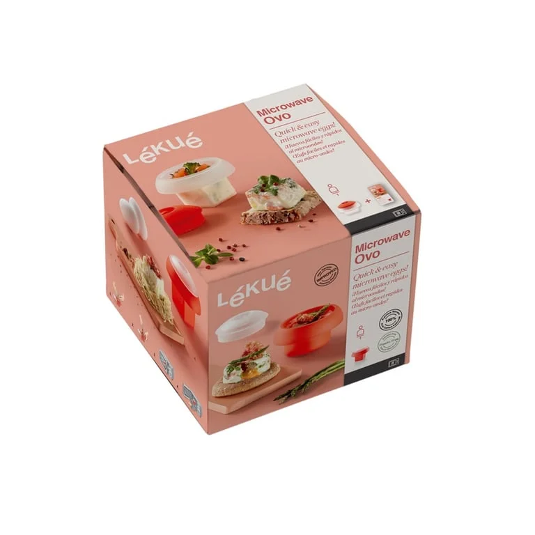 Egg cylinder for microwave Lekue