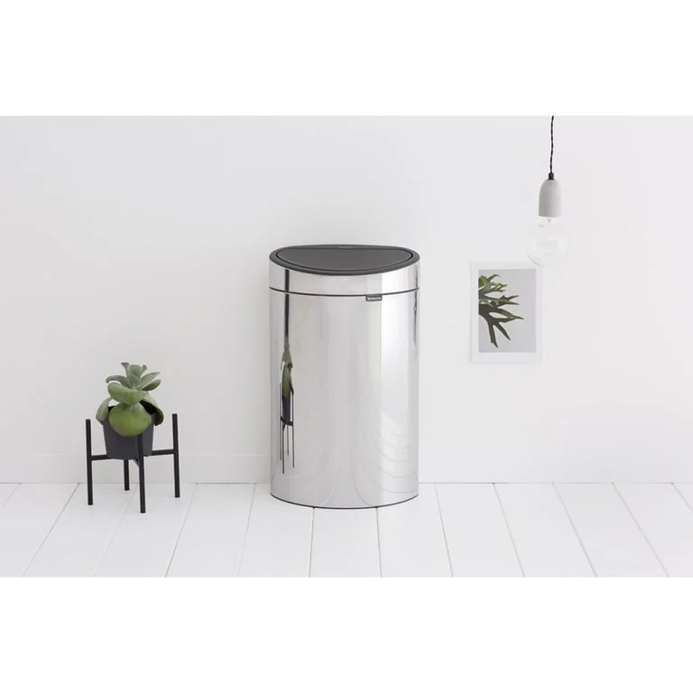 Touch Bin NewIcon Brabantia 40L Brilliant Steel