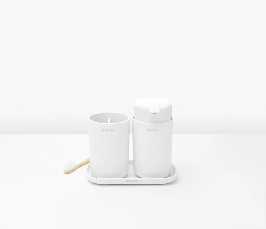 Комплект аксесоари за баня Brabantia ReNew White 3 части