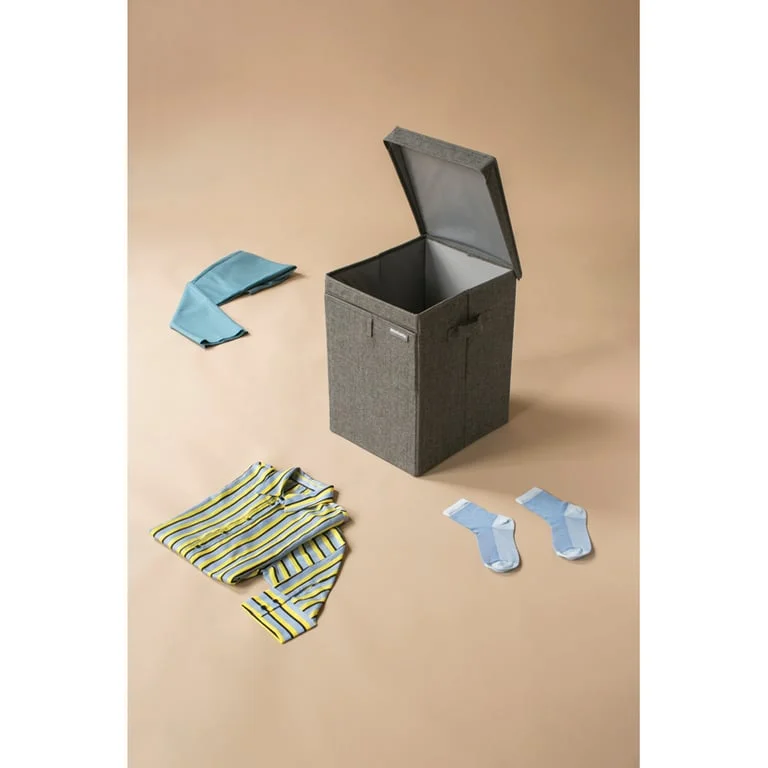 Stackable Laundry Box Brabantia Linn, 35L, Pepper Black