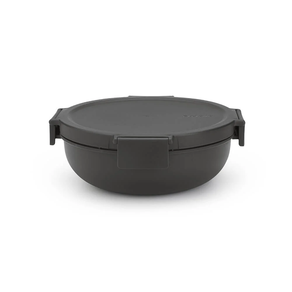 Купа за салата Brabantia Make&Take 1.3L, Dark Grey