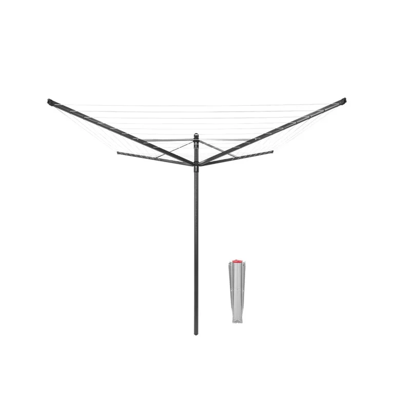 Outdoor Dryer Brabantia Lift-O-Matic 50m, Metal Soil Spear, Anthracite