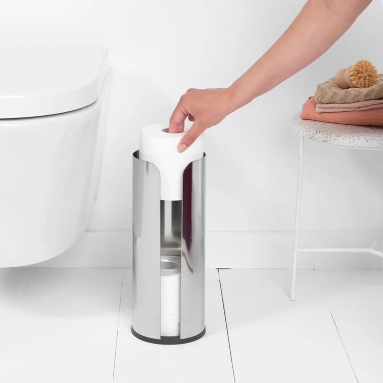 Toilet Roll Dispenser Brabantia Balance Collection, Brilliant Steel