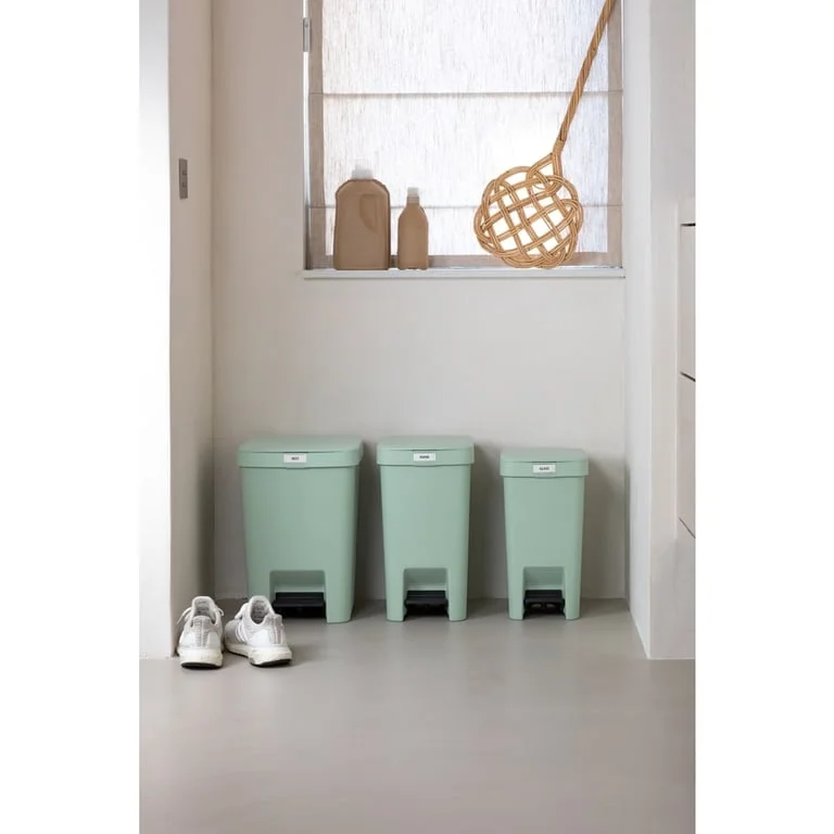 Кош за смет с педал Brabantia StepUp 16L, Jade Green