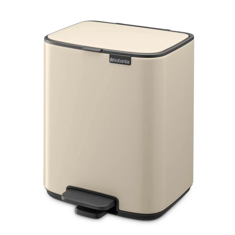 Waste Bin Brabantia Bo Pedal 7L, Soft Beige