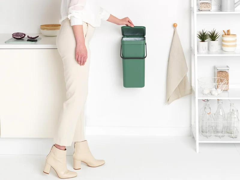 Waste Bin Brabantia Sort&Go 16L, Fir Green