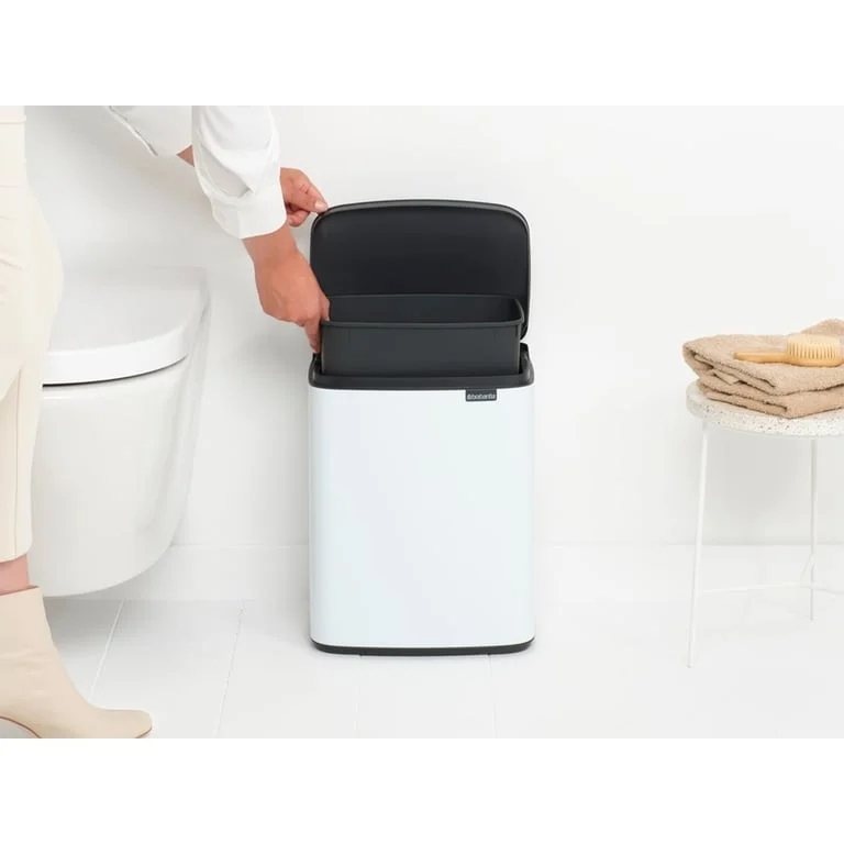 Waste Bin Brabantia Bo Small 12L, White