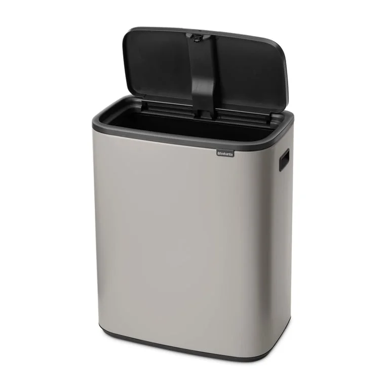 Waste Bin Brabantia Bo Touch 60L, Soft Grey