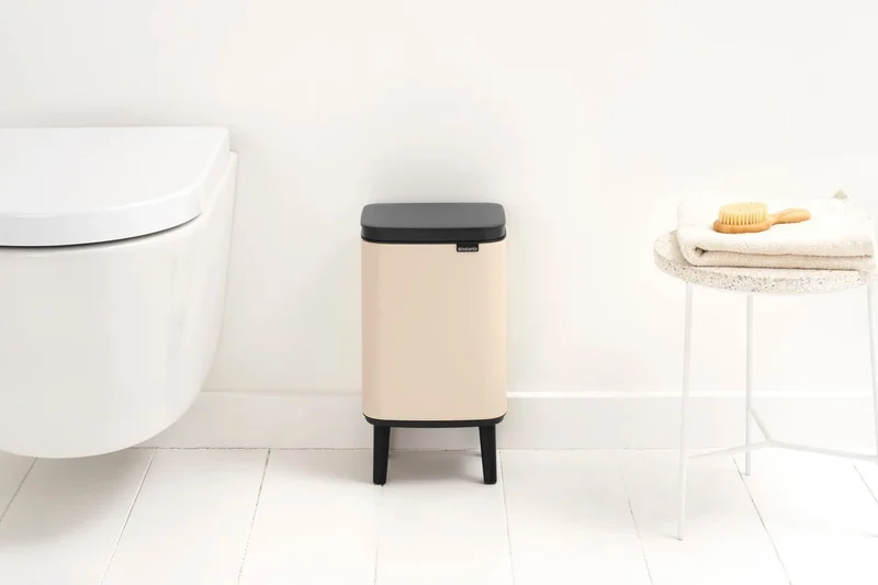 Waste Bin Brabantia Bo Small Hi 4L, Soft Beige