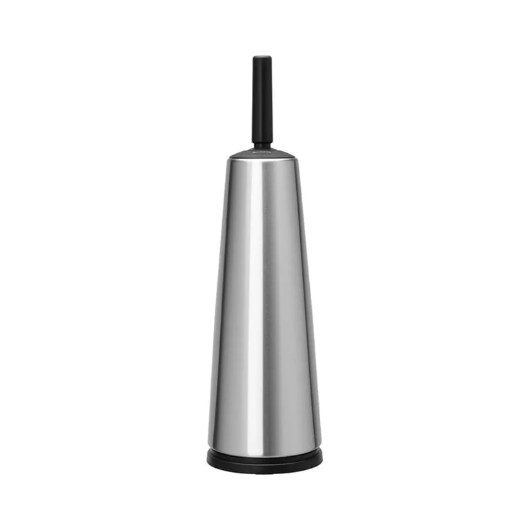 Toilet Brush & Holder Brabantia ReNew Matt Steel, Black Handle