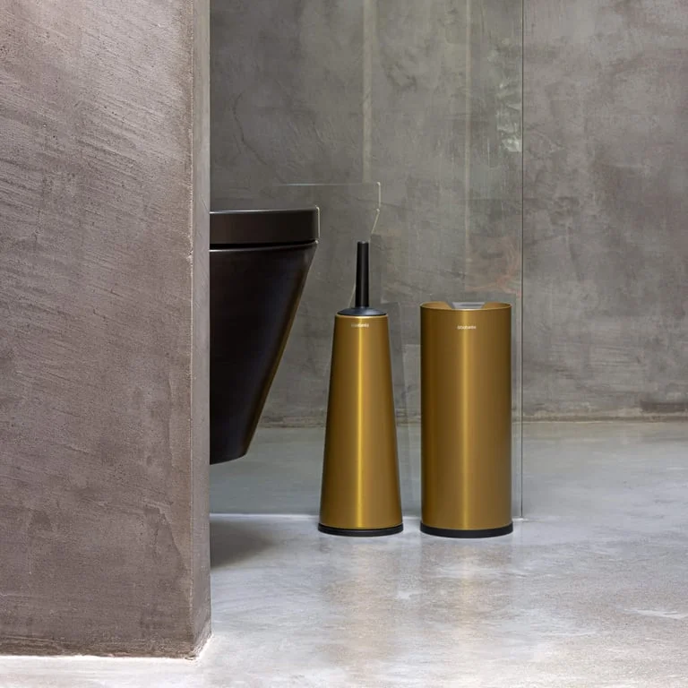 Toilet Roll Dispenser Brabantia ReNew Warm Gold