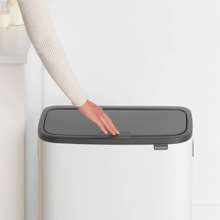 Кош за смет Brabantia Bo Touch 2x30L, White