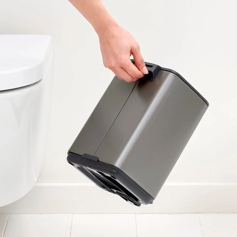 Кош за смет Brabantia Bo Pedal 4L, Platinum