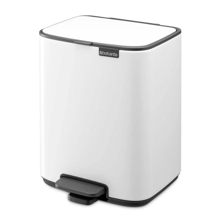 Кош за смет Brabantia Bo Pedal 7L, White