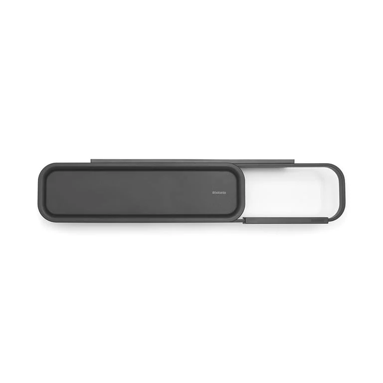 Toilet Roll Holder with Shelf Brabantia MindSet Mineral Infinite Grey