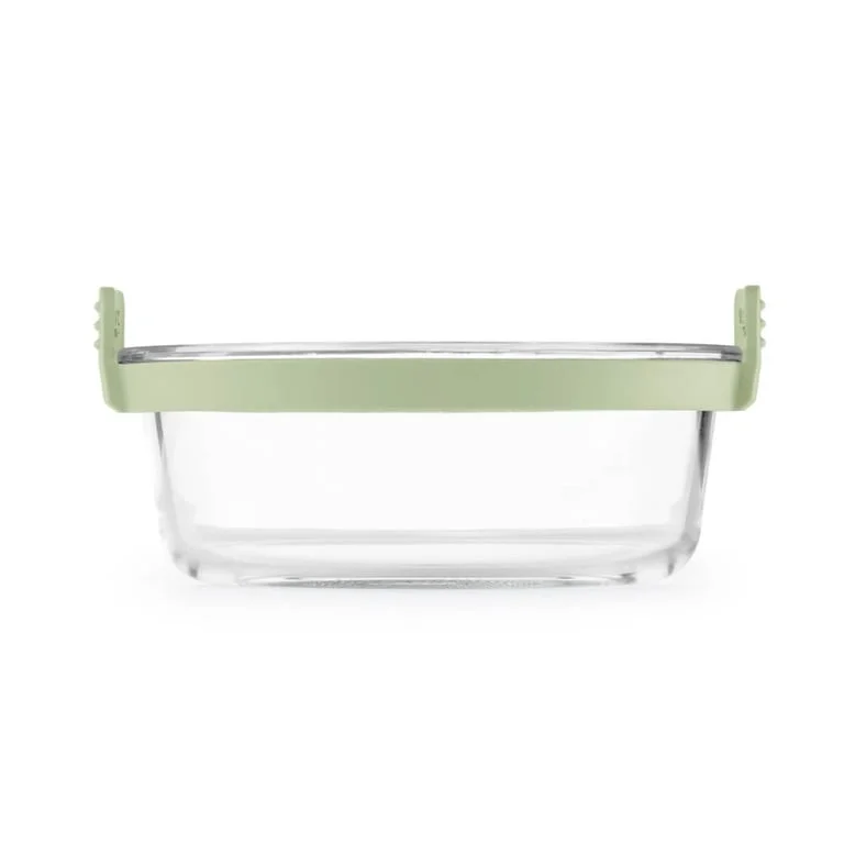 Air Fryer Round Glass Dish Lekue 20.5x19.5xH10cm, Transparent