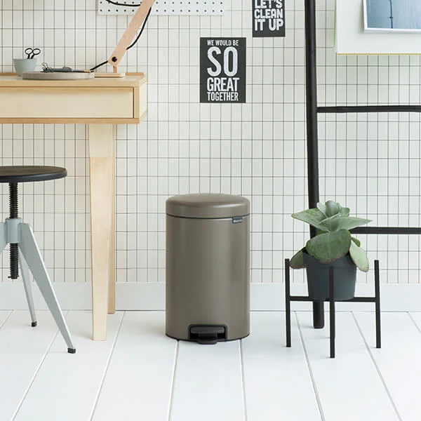 Waste Bin NewIcon Brabantia 12L Platinum