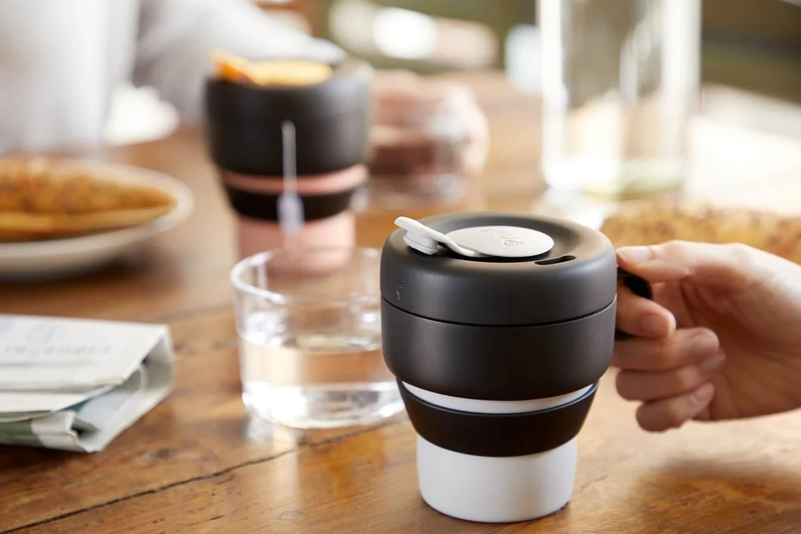 Mug Lekue On The Go Grey 350ml
