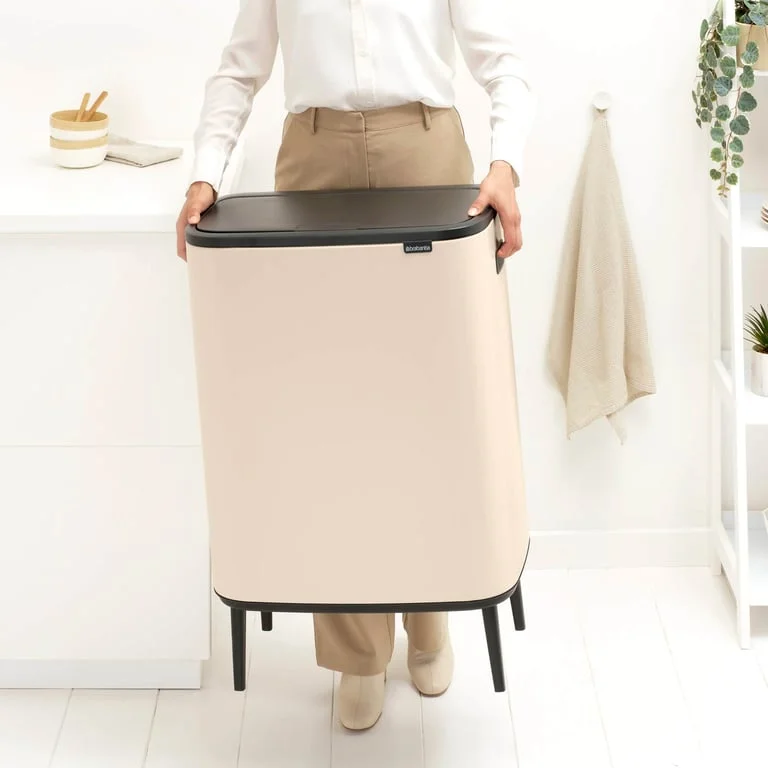 Waste Bin Brabantia Bo Touch Hi 60L, Soft Beige
