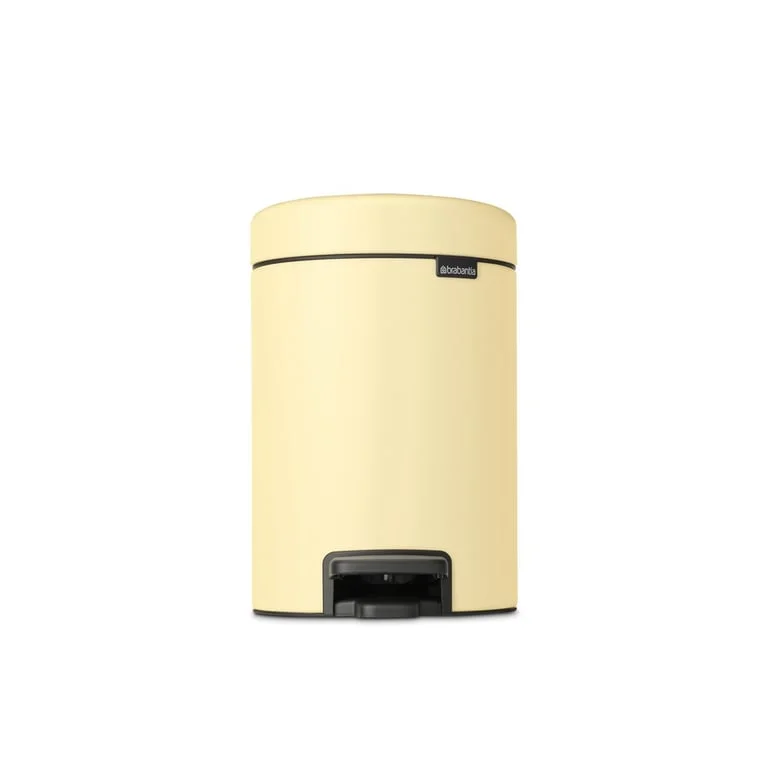 Pedal Waste Bin Brabantia NewIcon 3L, Mellow Yellow