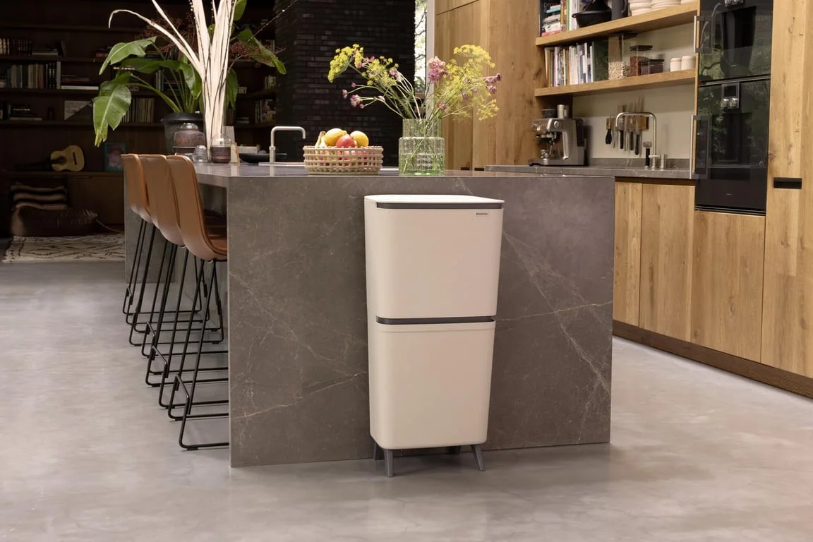 Recycle Bin Brabantia SortUp Hi 20+25L, Soft Beige