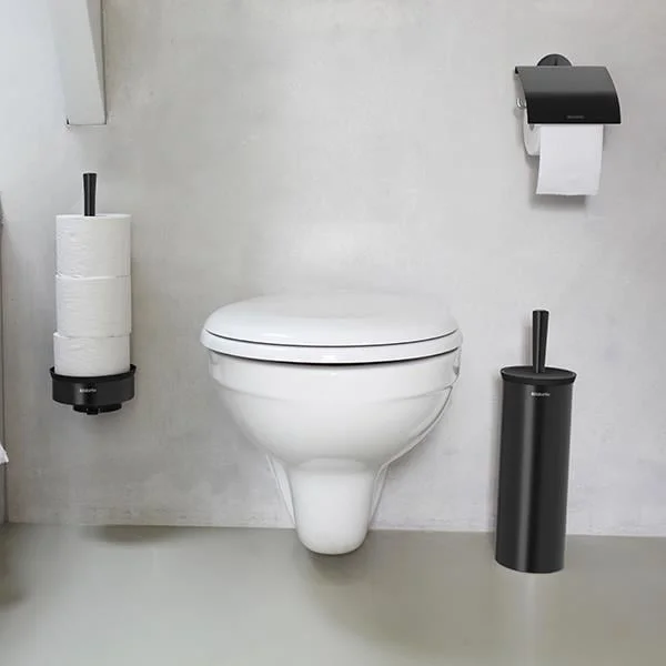 Държач за тоалетна хартия Brabantia ReNew Matt Black