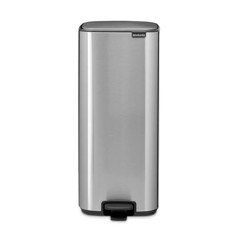 Waste Bin Brabantia Bo Pedal 30L, Matt Steel Fingerprint Proof