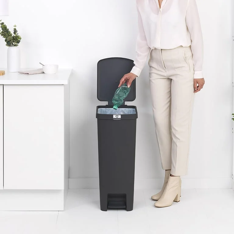 Pedal Waste Bin Brabantia StepUp 40L, Dark Grey