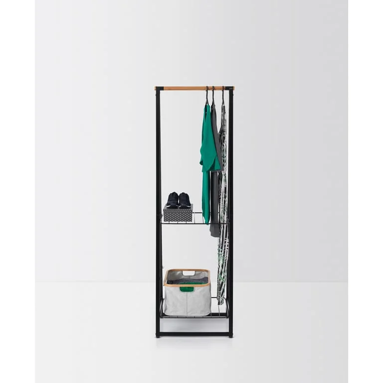 Clothes Rack Brabantia Linn Black, Compact