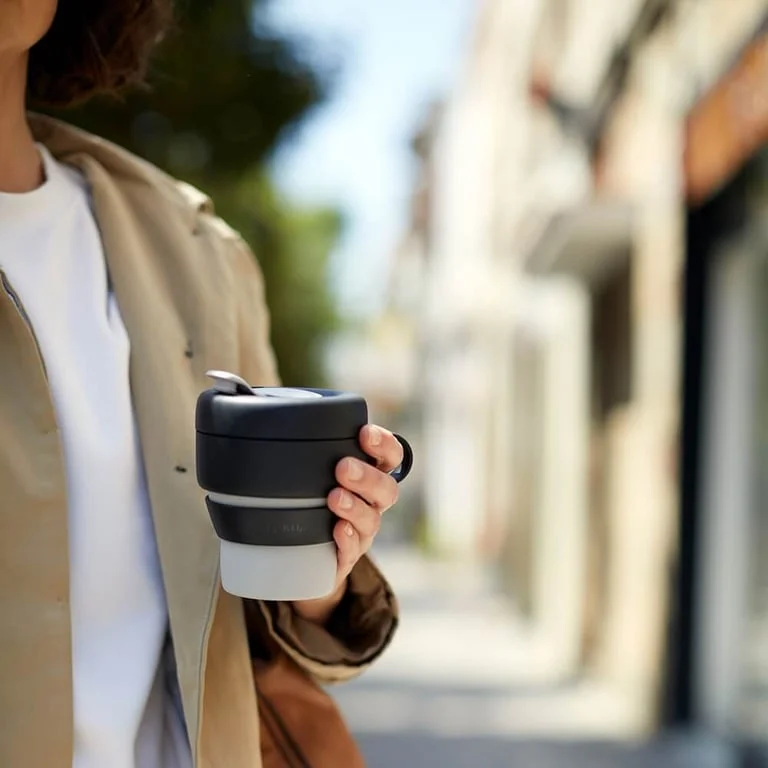 Mug Lekue On The Go Grey 350ml