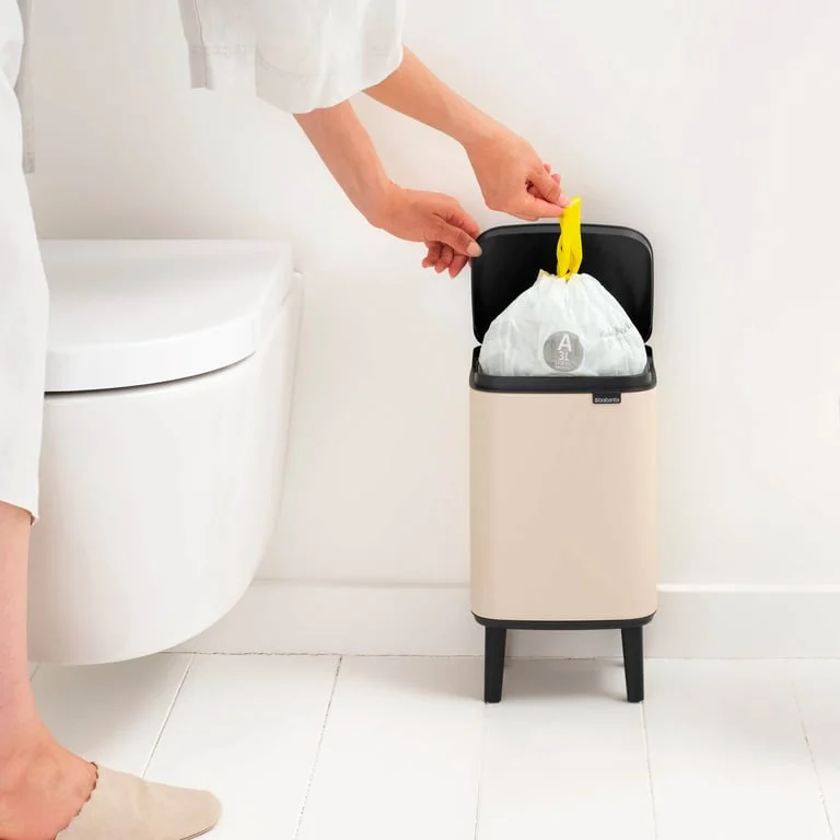 Waste Bin Brabantia Bo Small Hi 4L, Soft Beige