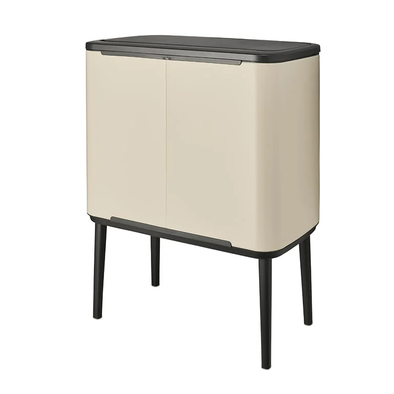 Waste Bin Brabantia Bo Touch 3x11L, Soft Beige