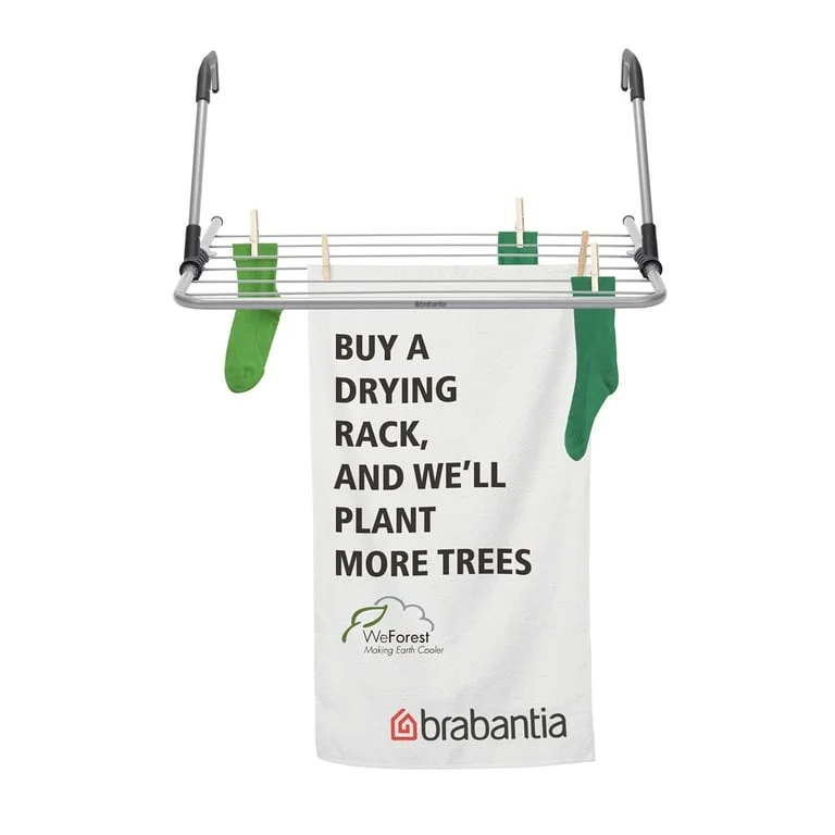 Hanging Dryer Rack Brabantia, 4.5m Grey