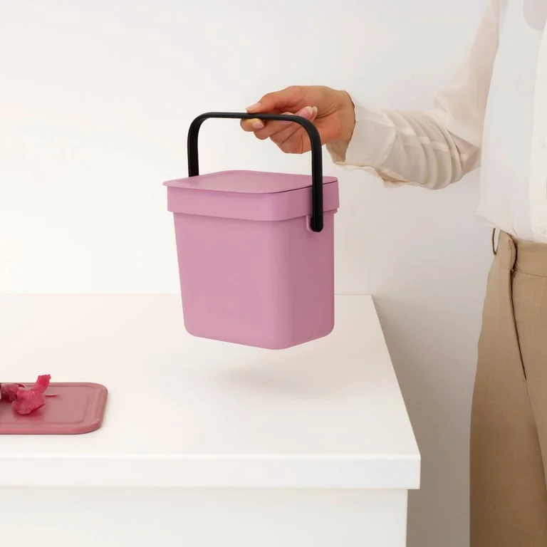Waste Bin Brabantia Sort&Go 3L, Lilac Pink
