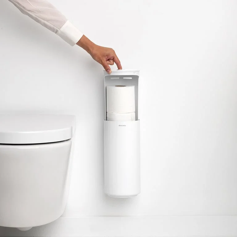 Toilet Roll Dispenser Brabantia MindSet Mineral Fresh White