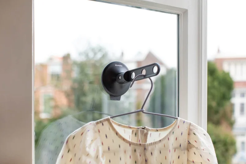 Clothes Hook with Suction Cup Brabantia Black