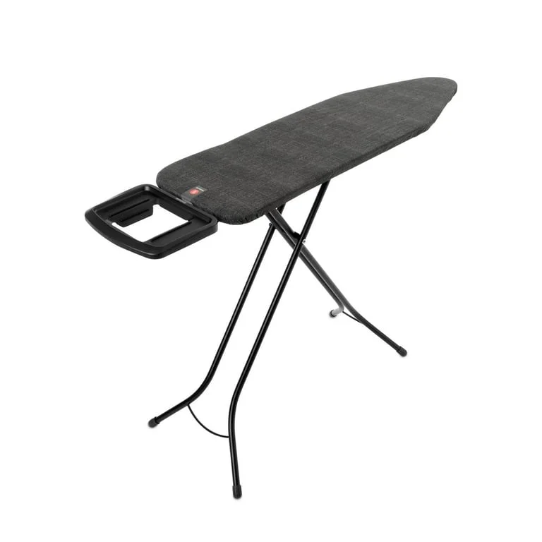 Ironing Board Brabantia B 124x38cm, Solid Steam Iron Rest, Denim Black