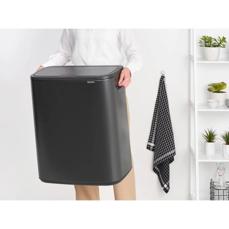 Waste Bin Brabantia Bo Touch 60L, Confident Grey