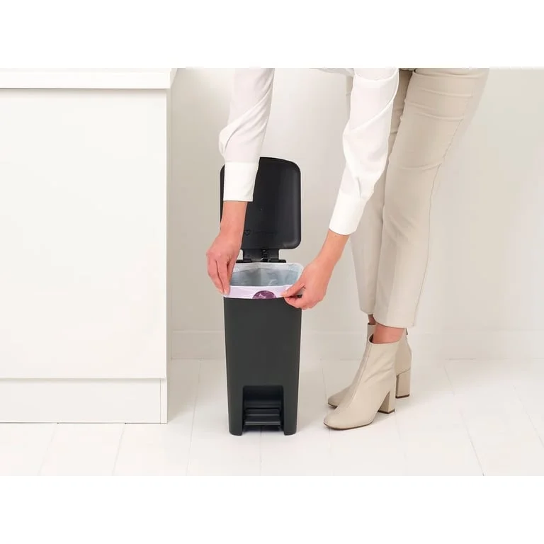 Кош за смет с педал Brabantia StepUp 10L, Dark Grey