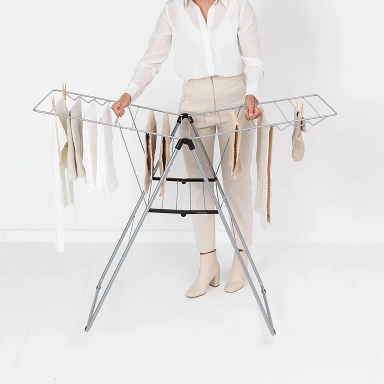 Drying Rack Brabantia Hangon, 20m, Metallic Grey
