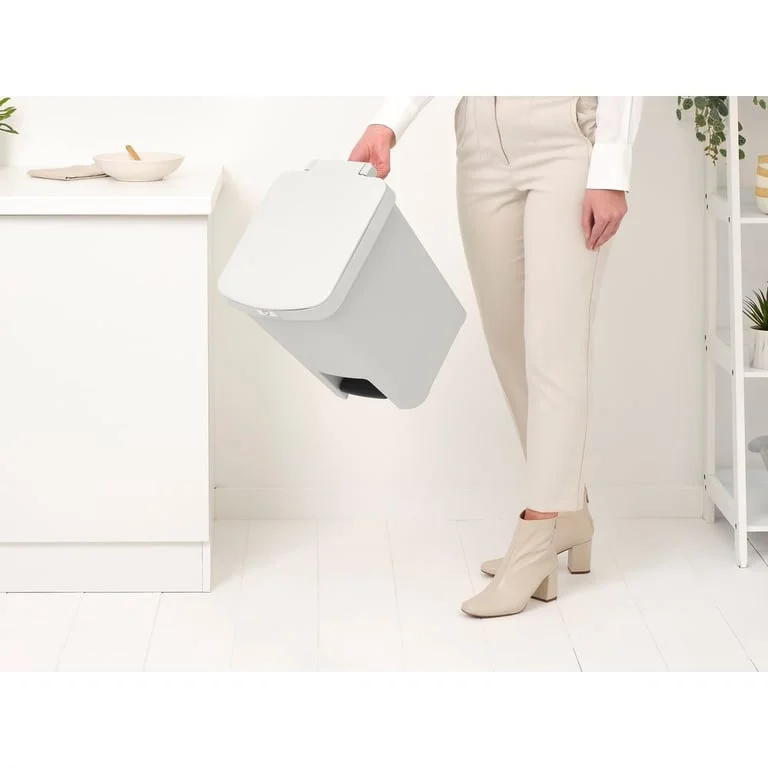 Pedal Waste Bin Brabantia StepUp 25L, Light Grey