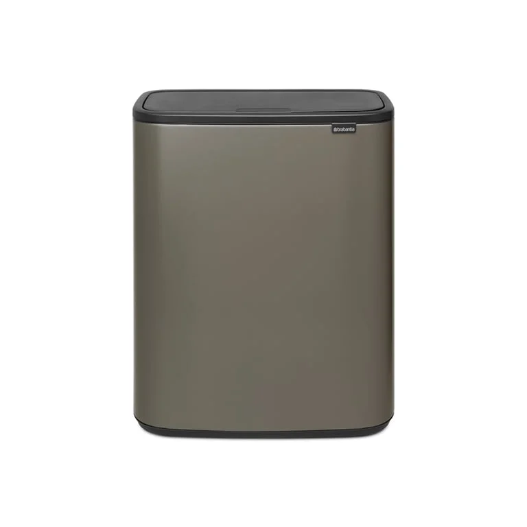Bo Touch Bin Brabantia, 60 litre, Plastic Bucket Platinum